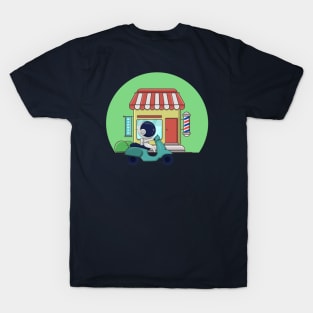 ASTRO AND BARBERSHOP T-Shirt